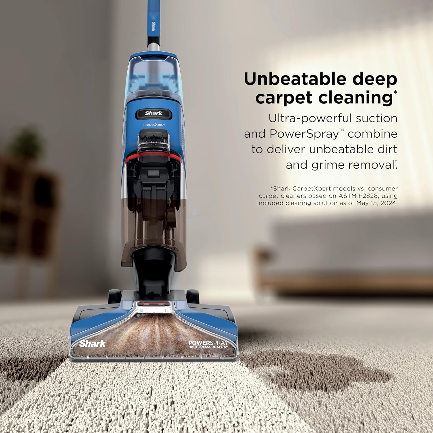 Shark CarpetXpert Upright Deep Cleaner Blue