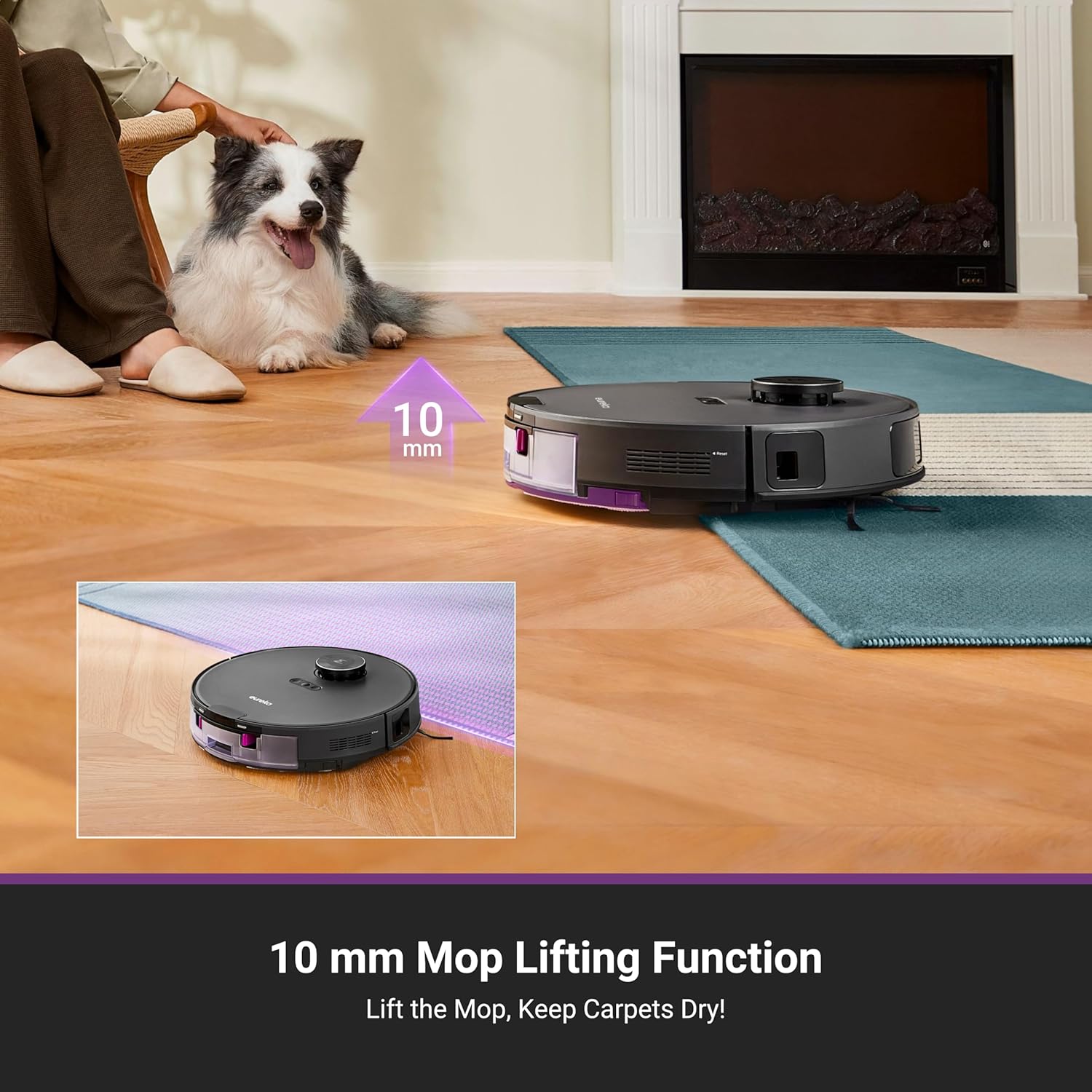 Eureka E20 Plus Robot Vacuum with Self Emptying Station 45-Day Capacity