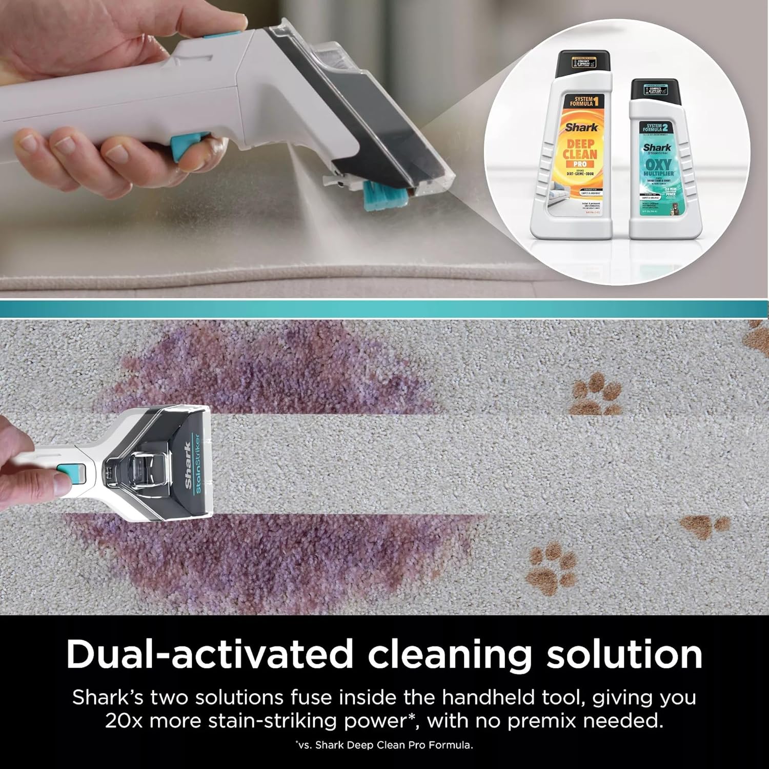 Shark PX201 StainStriker Carpet Cleaner with 3 Attachments