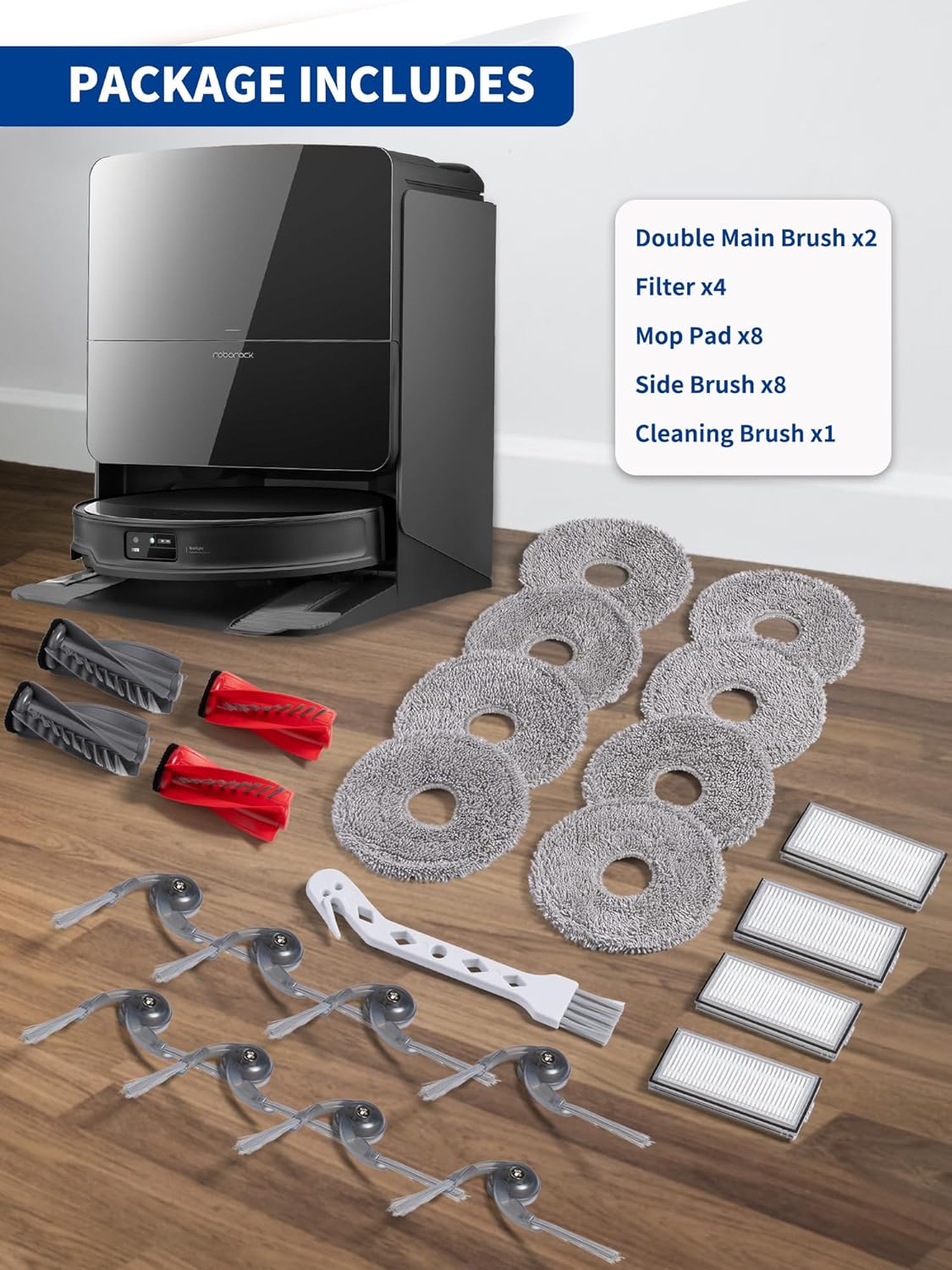 Saros 10R Replacement Parts Accessories 24 Pack