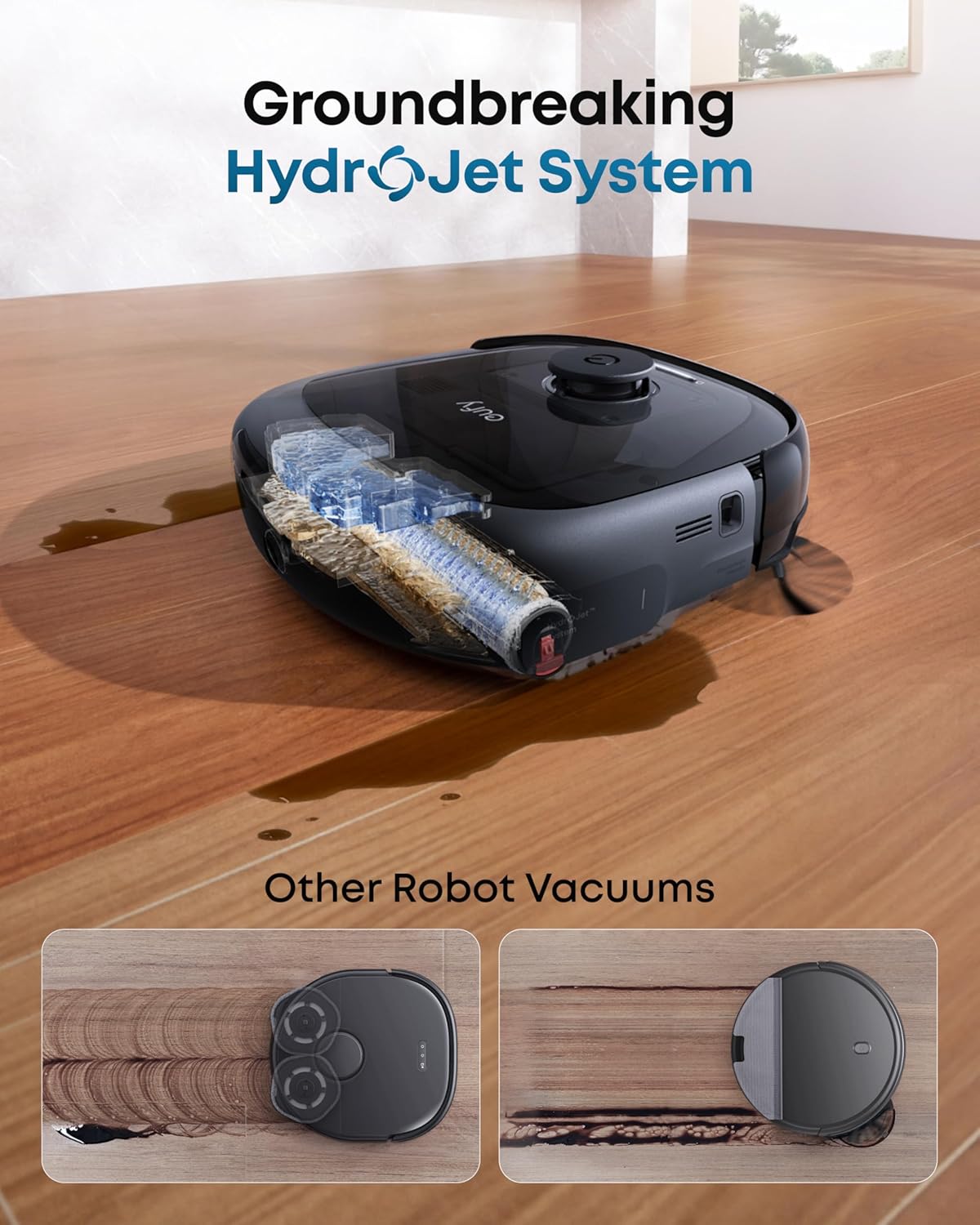 Eufy E28 Omni Robot Vacuum and Mop Combo with HydroJet System