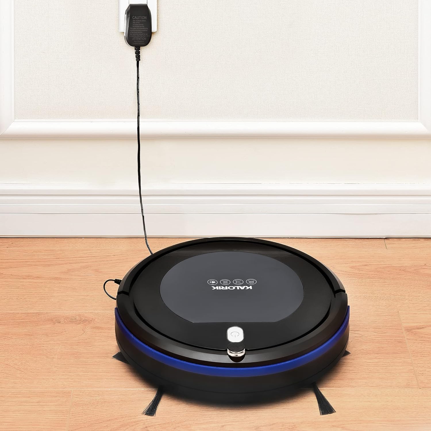 Kalorik Home Ionic Pure Air Rechargeable Robot Vacuum Black Gray