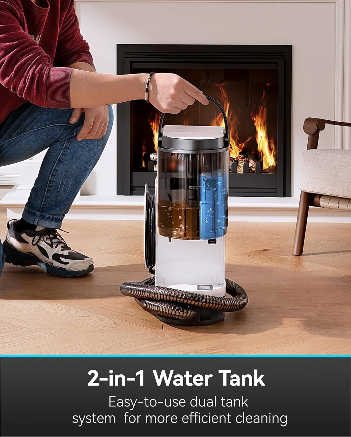 Uwant Portable Carpet Cleaner with 12KPa Suction
