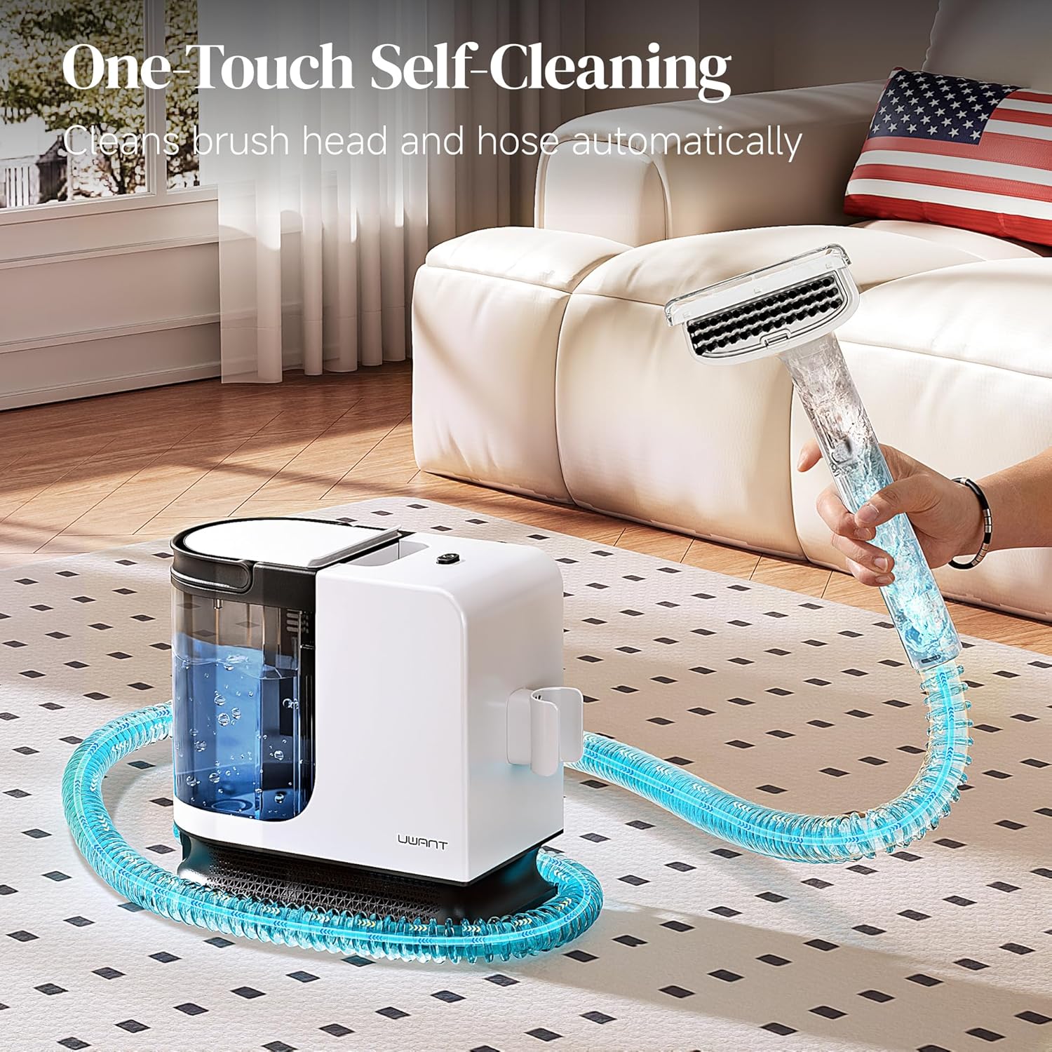 Uwant Portable Carpet Cleaner with 12000Pa Suction
