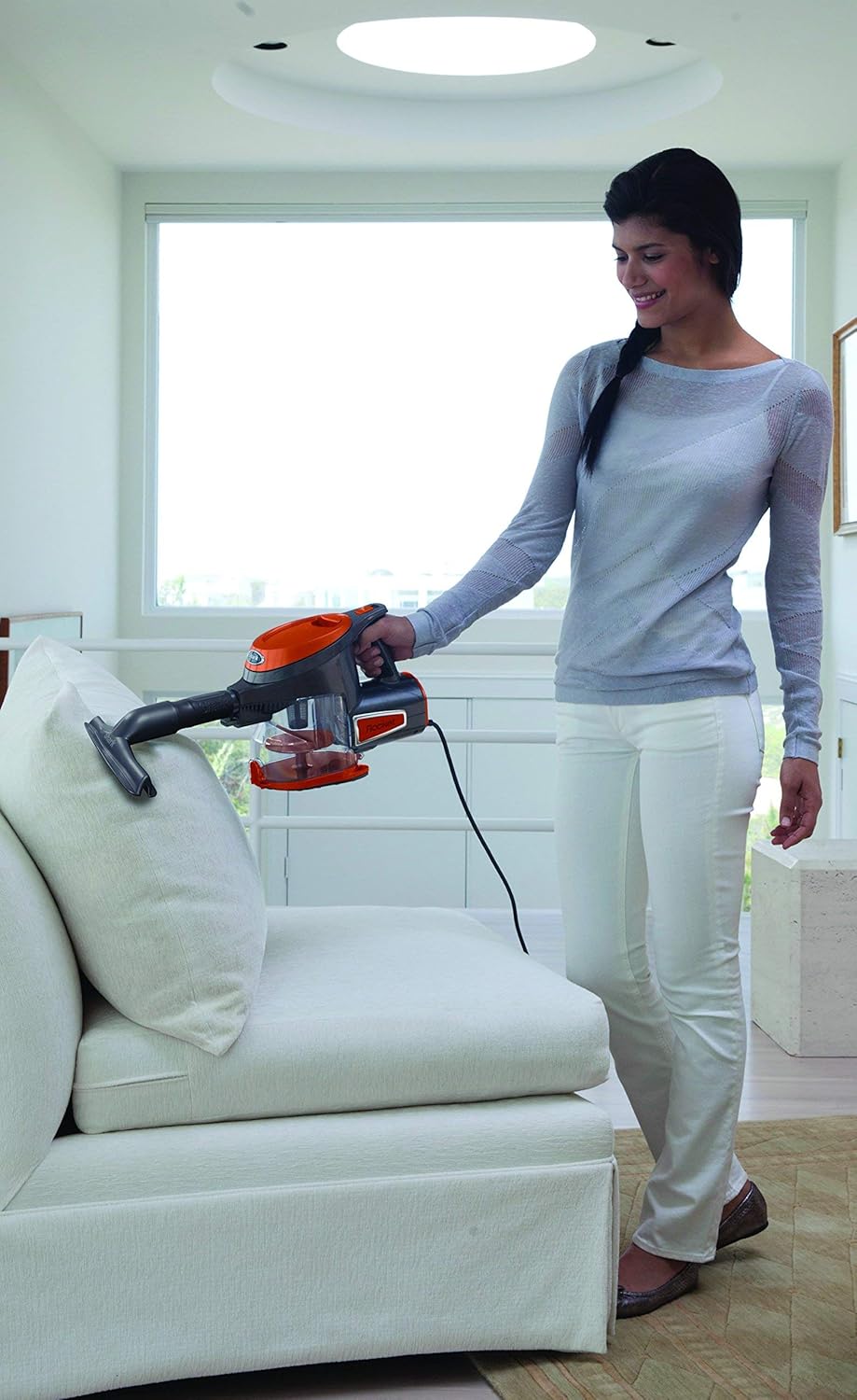 Shark Rocket HV302 Corded Bagless Vacuum Orange Renewed
