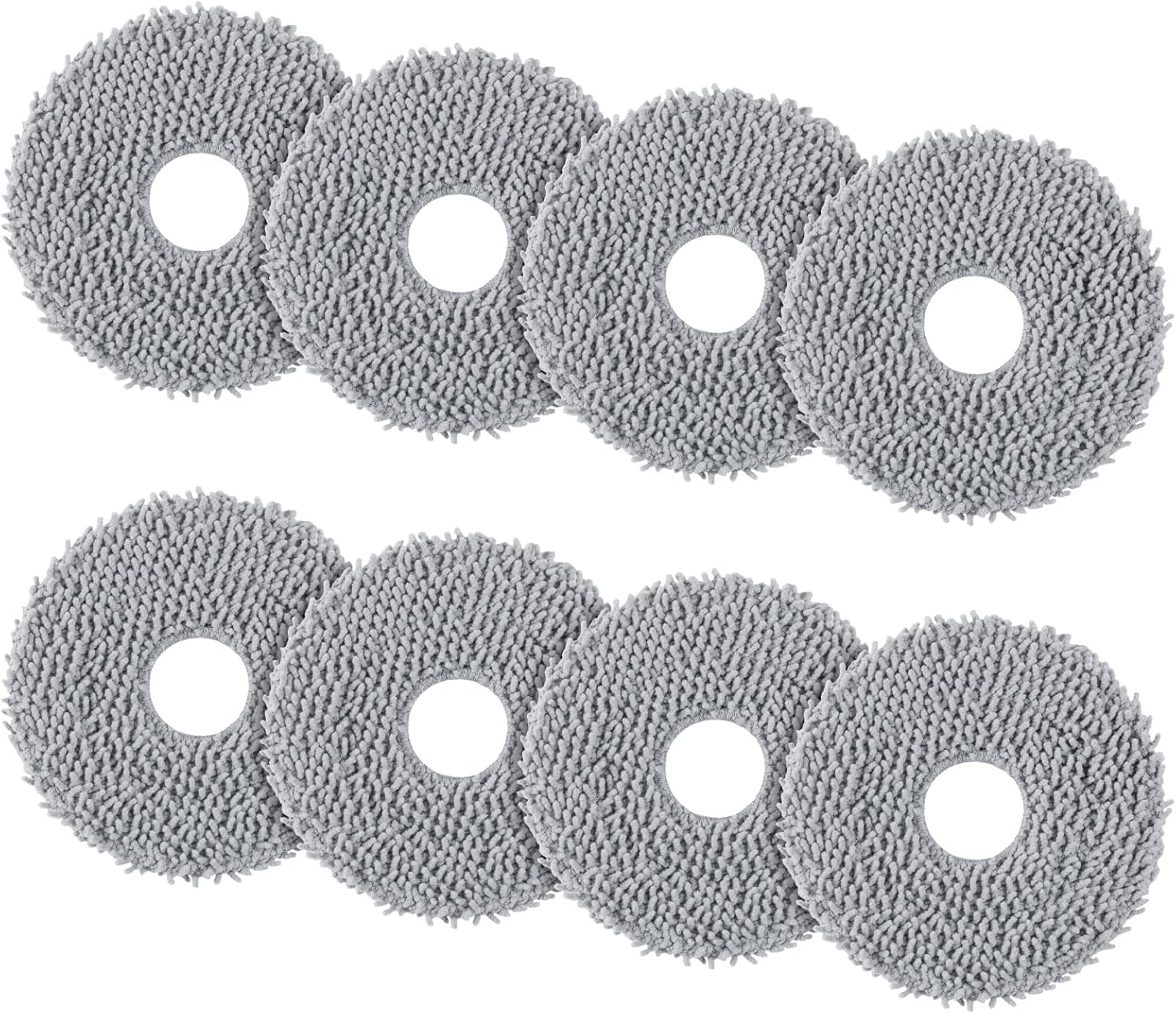 8 Pack Microfiber Mop Cloths for Qrevo Pro Compatible Robot Vacuums