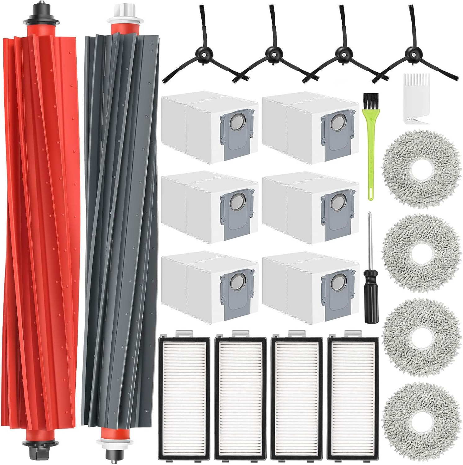 RUKHOOL Roborock Qrevo Master Replacement Accessories Kit