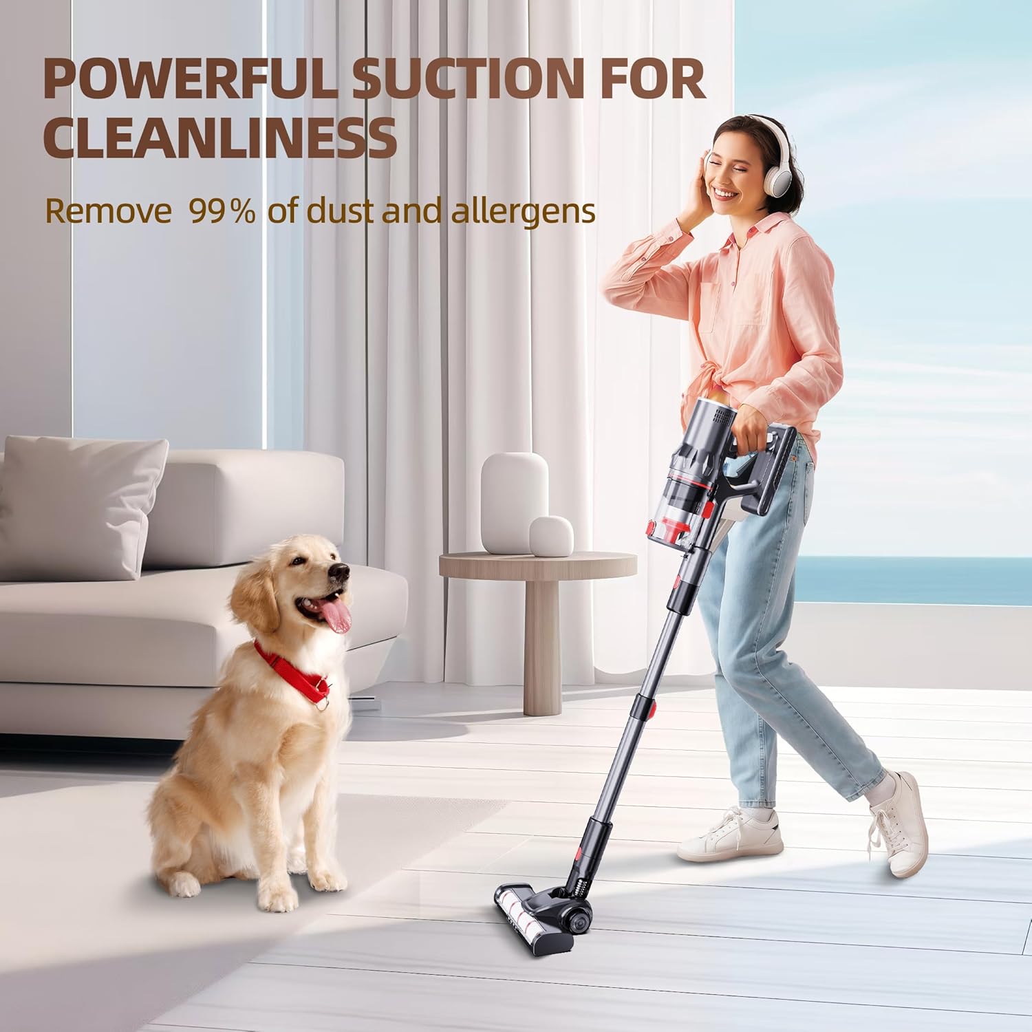 Silino AZ9 Cordless Stick Vacuum Cleaner 250W 25Kpa