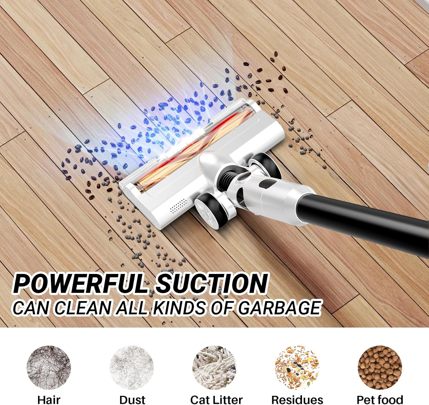 BSNAW Cordless Vacuum Cleaner 8-in-1 Stick