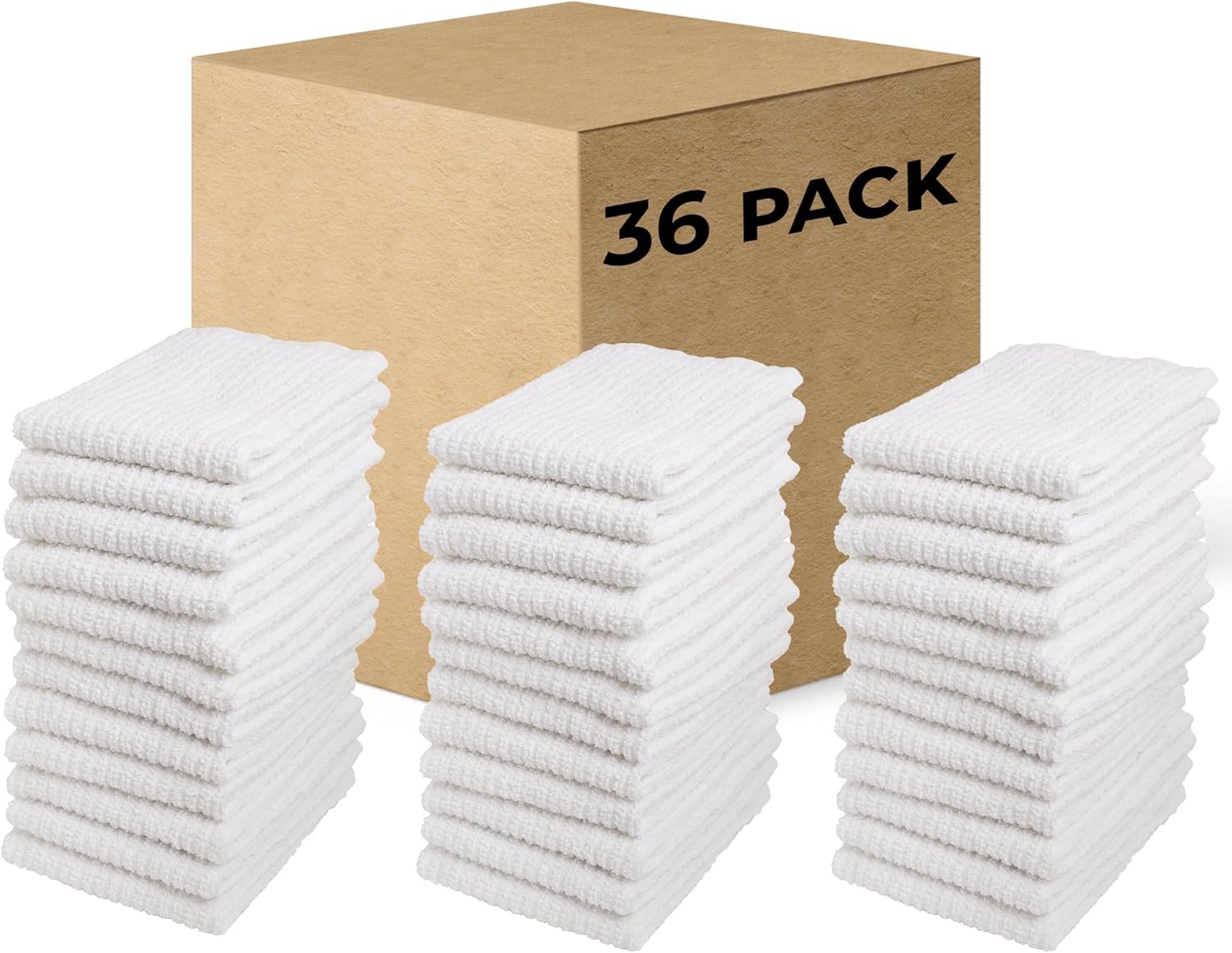 Bar Mop Dish Cloths Set of 36 100 Cotton