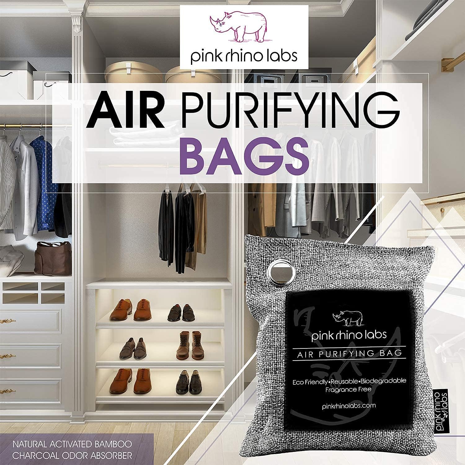 Swedish Dishcloths and Bamboo Charcoal Air Purifying Bag Bundle 1
