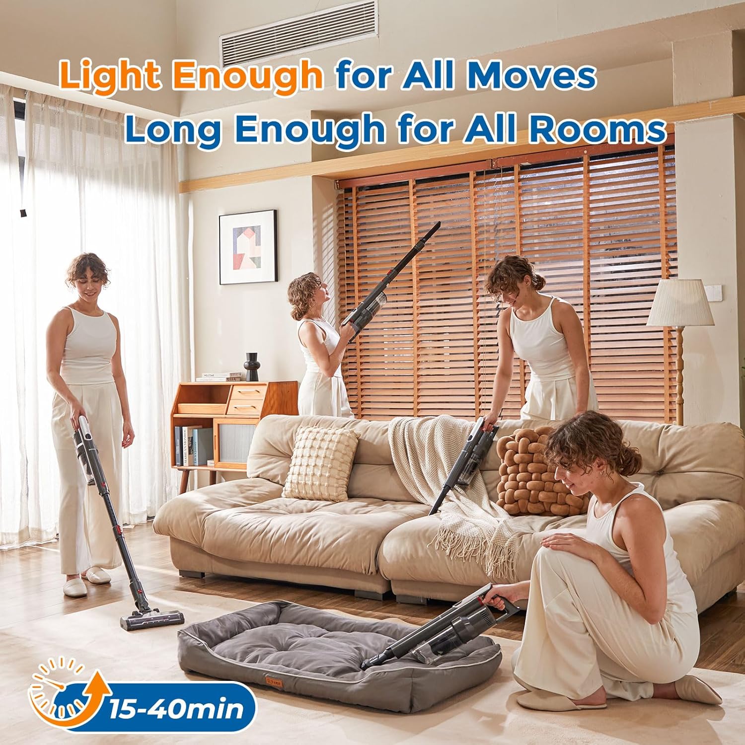 Roneair Cordless Vacuum Cleaner Ultra Lightweight