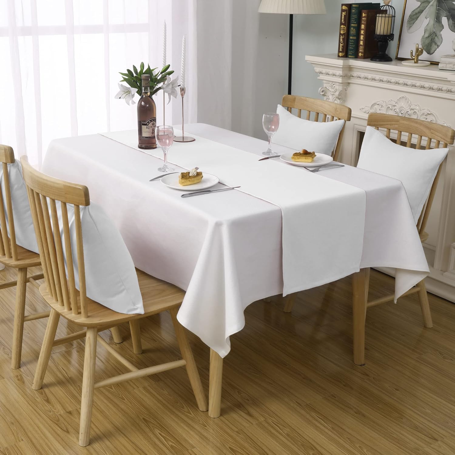 DUALIFE Farmhouse Table Runner Set of 2