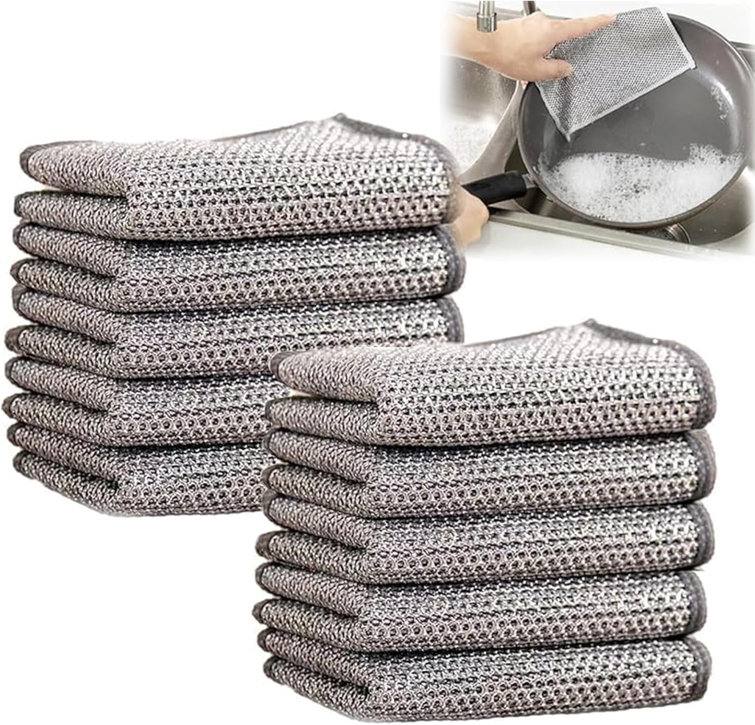 Poshzon Multipurpose Wire Cleaning Cloths 10 Pcs