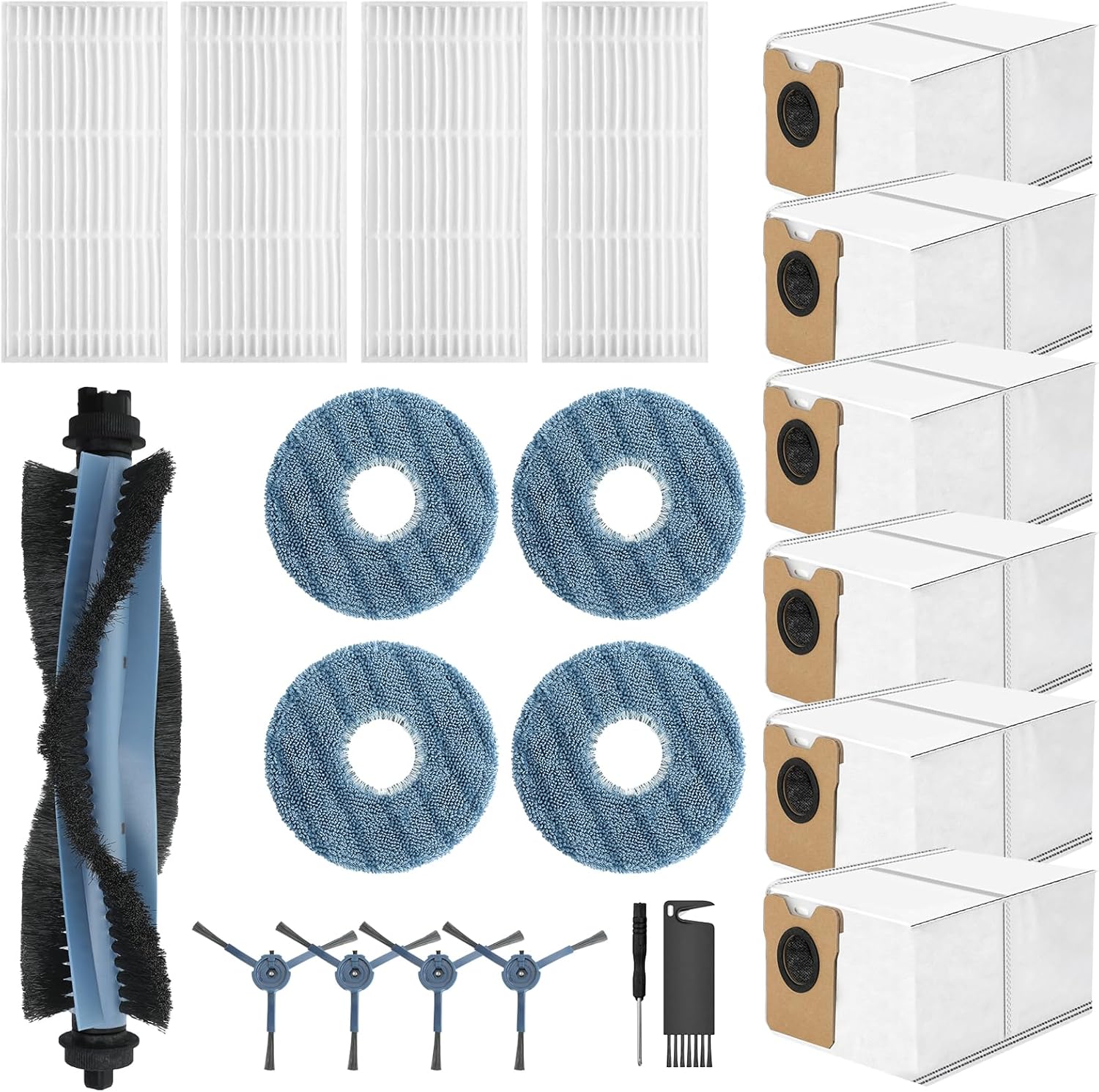 21 Pack Omni C20 Accessories Kit for Eufy Robot Vacuum