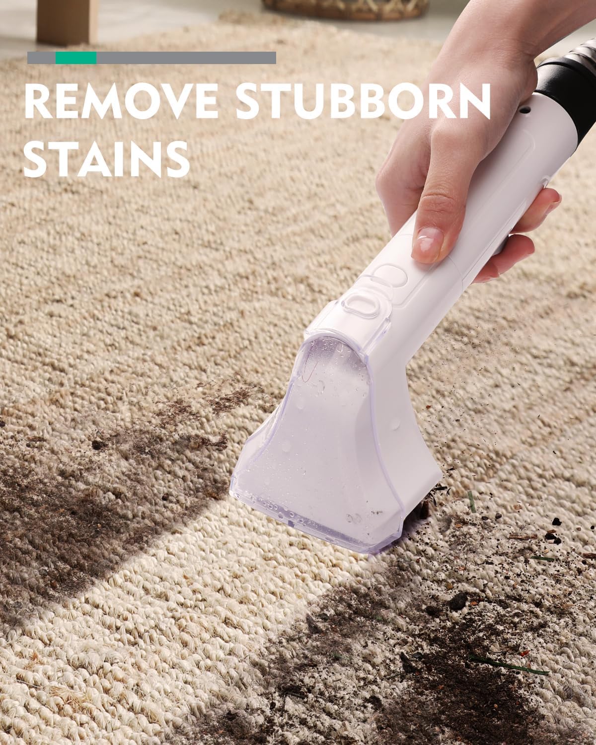 HAUSHOF Portable Carpet Spot Cleaner with 400W Motor