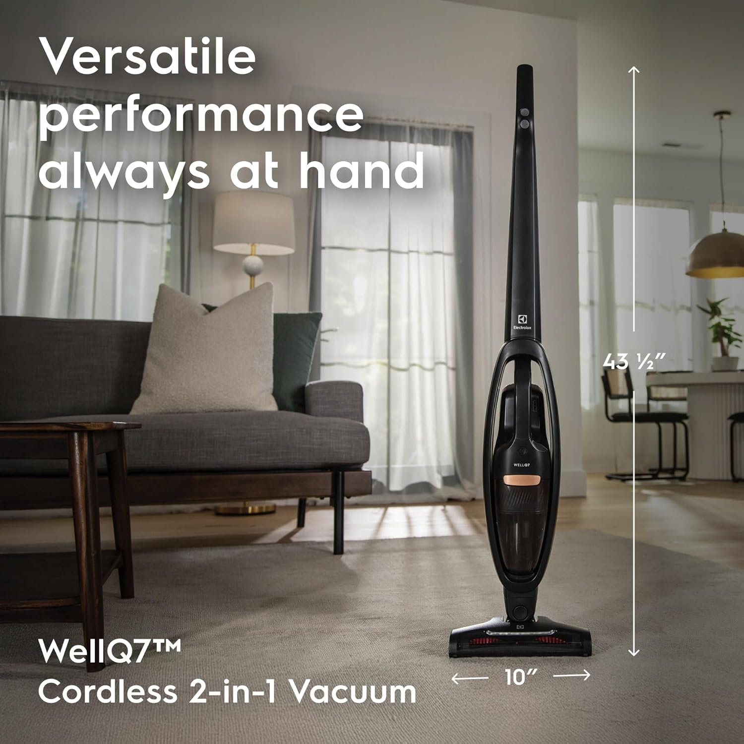 Electrolux WellQ7 Cordless 2-in-1 Vacuum Granite Gray