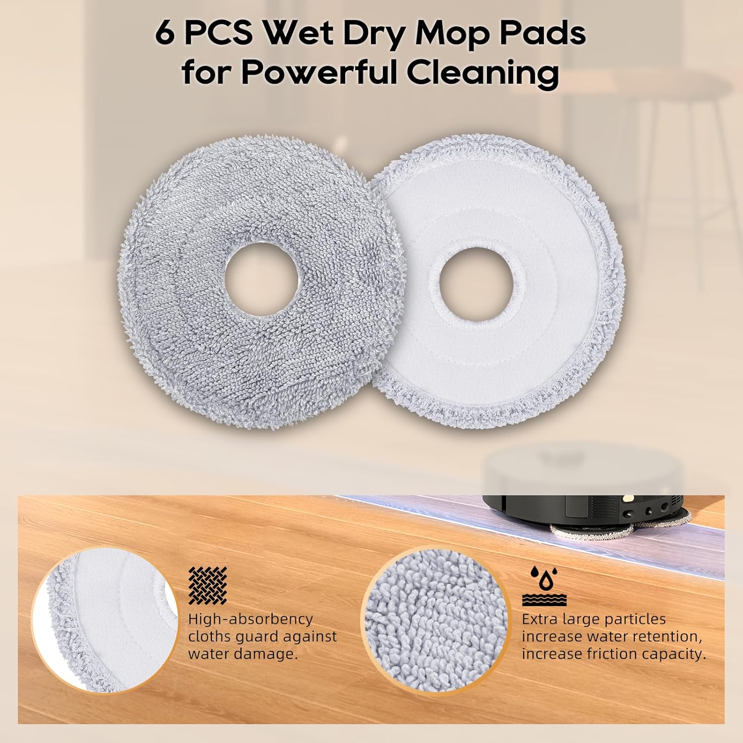 13 Pcs TriCut Brush Accessories for Dreame Robot Vacuums