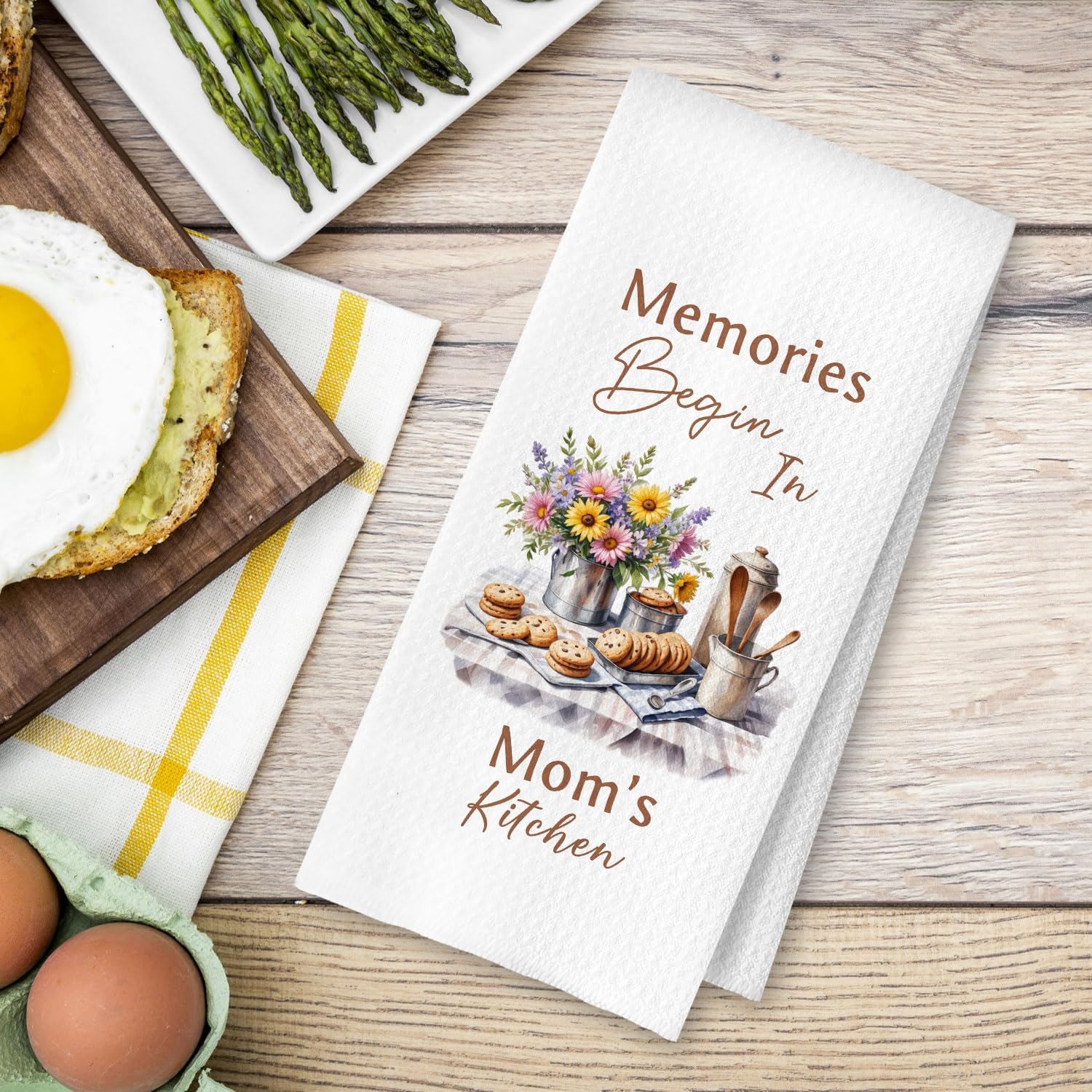 SkipTiger Moms Kitchen Towels 16x24 Inch