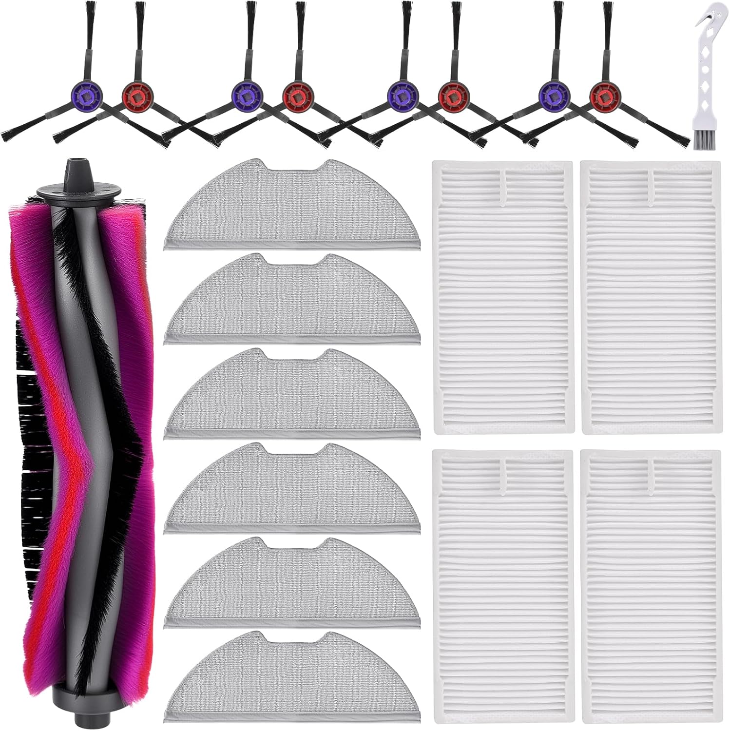 Replacement Parts Kit for Eureka E10s E20 Plus Robot Vacuum Cleaner