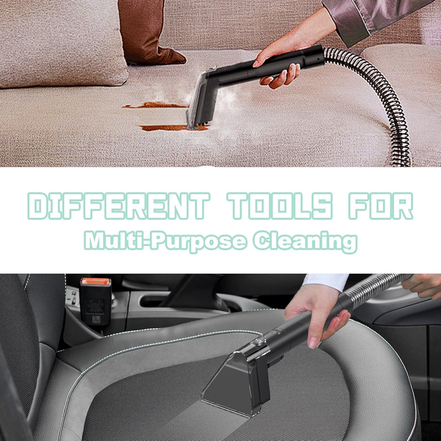 IEVENW Portable Carpet Upholstery Cleaner 120V