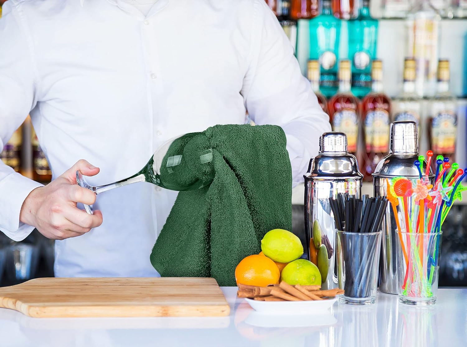 Utopia Towels Kitchen Bar Mops Set of 12