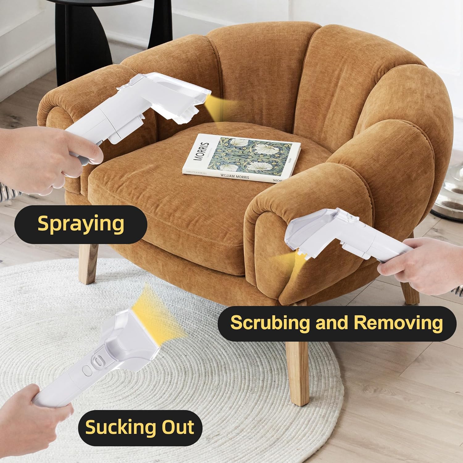 WECLEAN C1 Portable Carpet Cleaner for Deep Cleaning