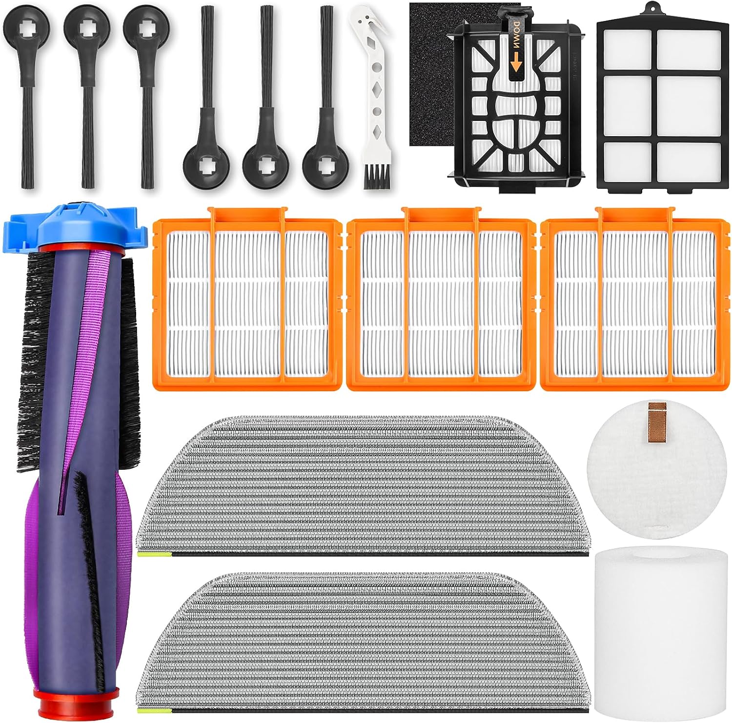 16 Pack Replacement Parts for Shark PowerDetect NeverTouch Vacuum