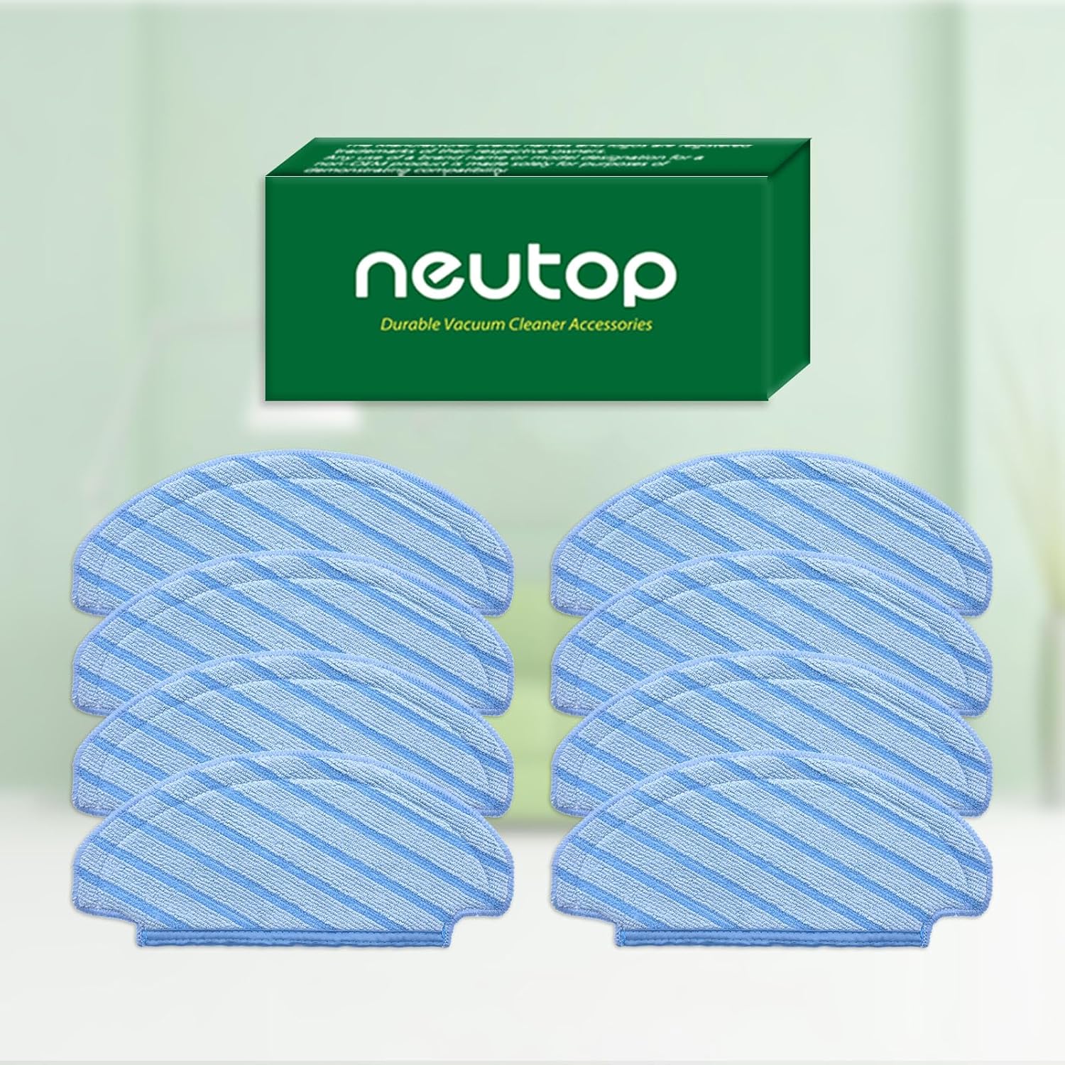 Neutop Replacement Washable Mopping Pads 8-Pack