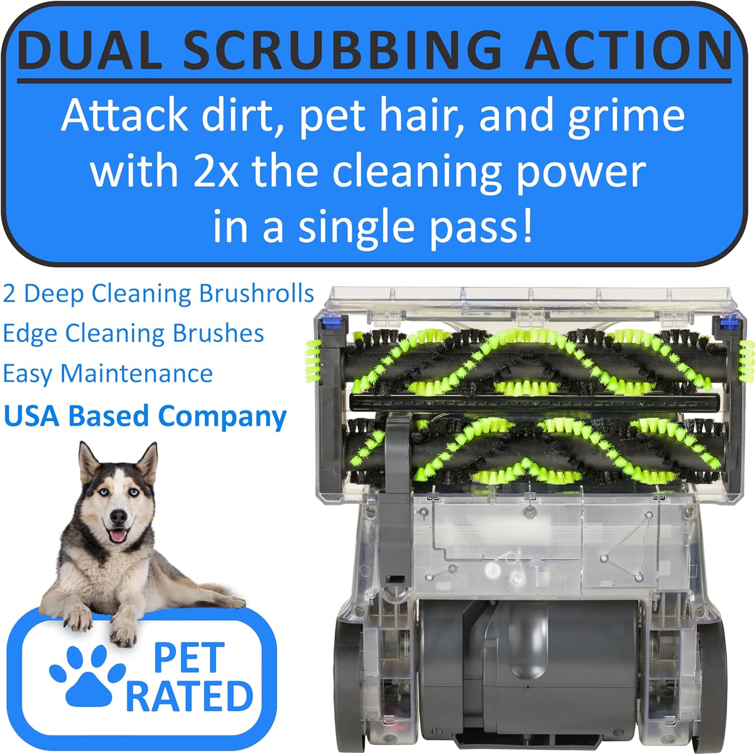 Prolux Carpet and Upholstery Shampooer with Upholstery Attachment