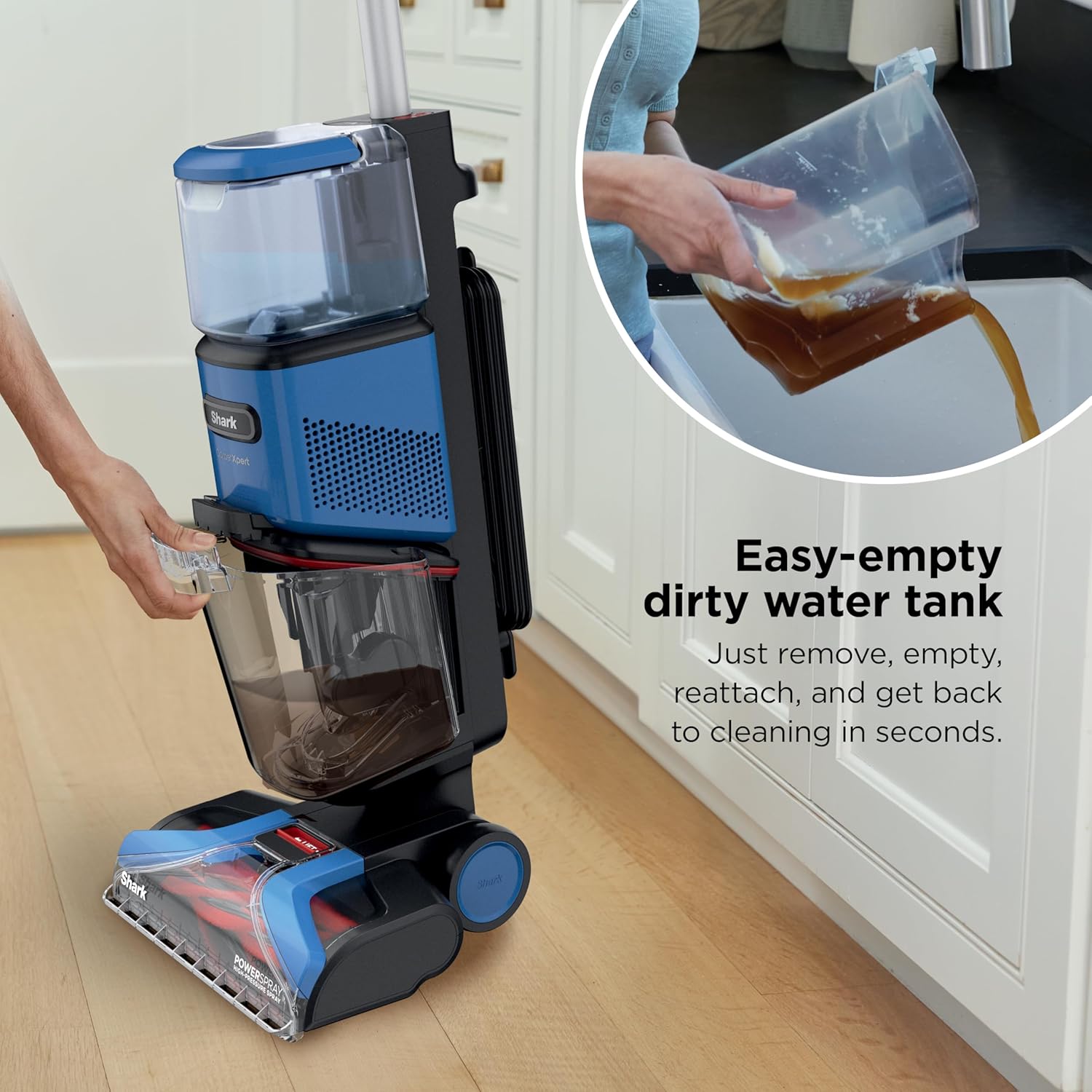 Shark CarpetXpert Upright Deep Cleaner Blue