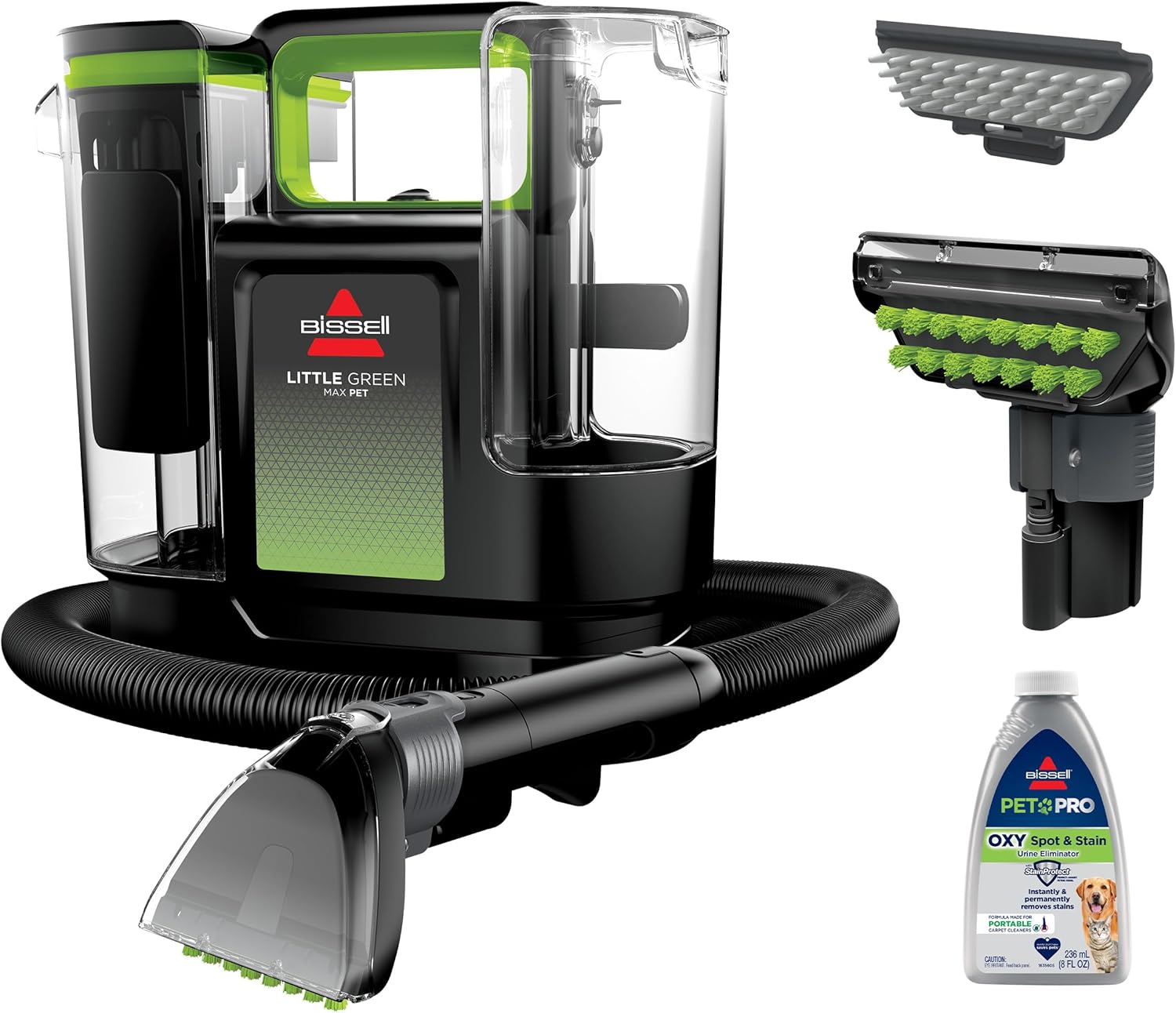 Bissell Little Green Max Pet Carpet Cleaner with Pet Hair Tool