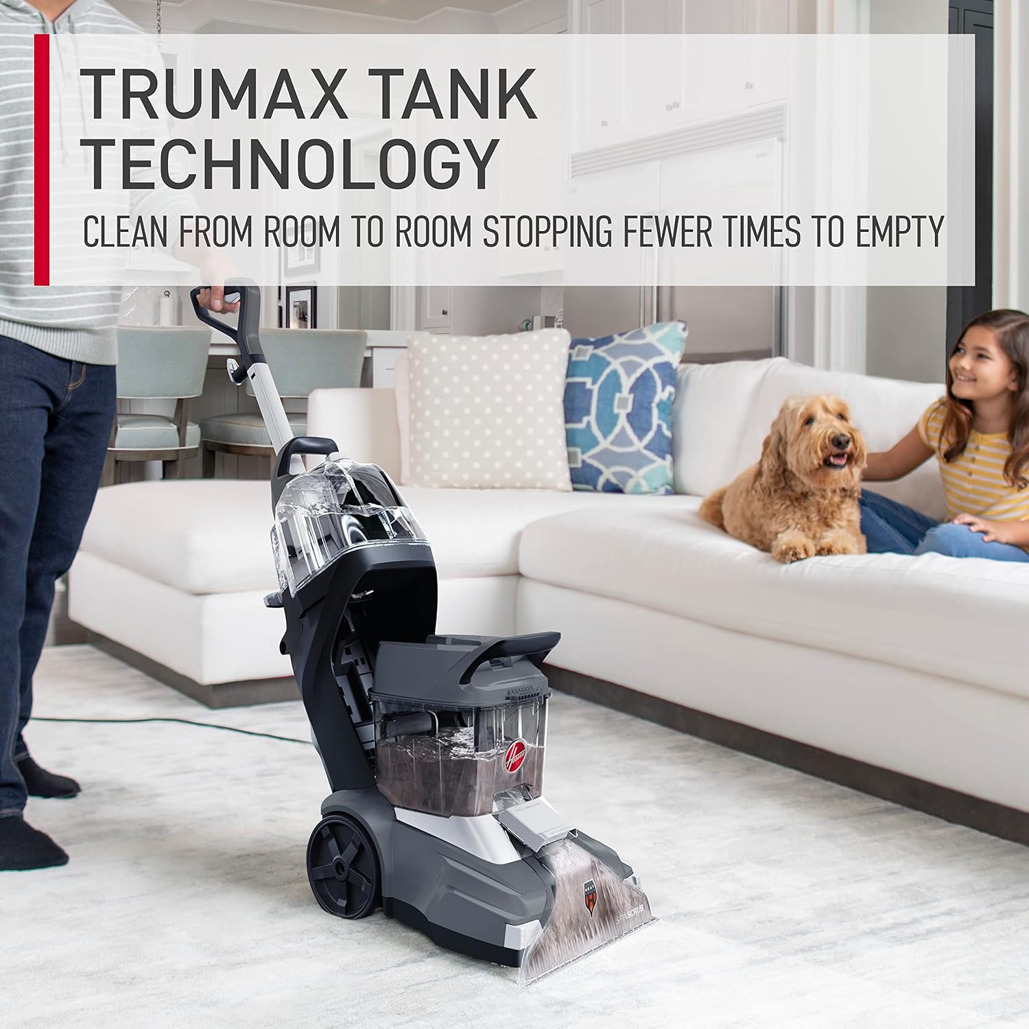 Hoover PowerScrub XL Pet Carpet Cleaner Machine Black