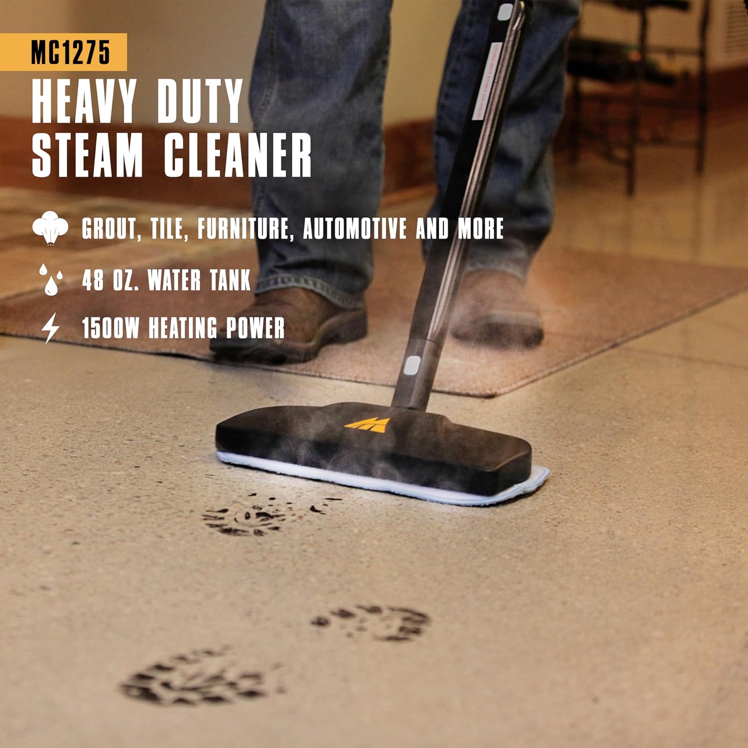 McCulloch MC1275 Heavy Duty Steam Cleaner