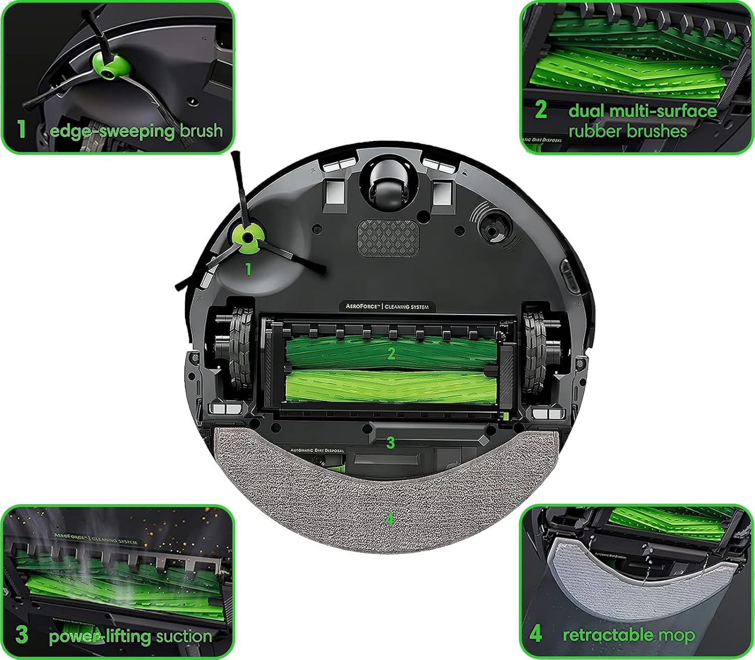 Replacement Mopping Pads for iRobot Roomba J7 Plus Vacuum Cleaner