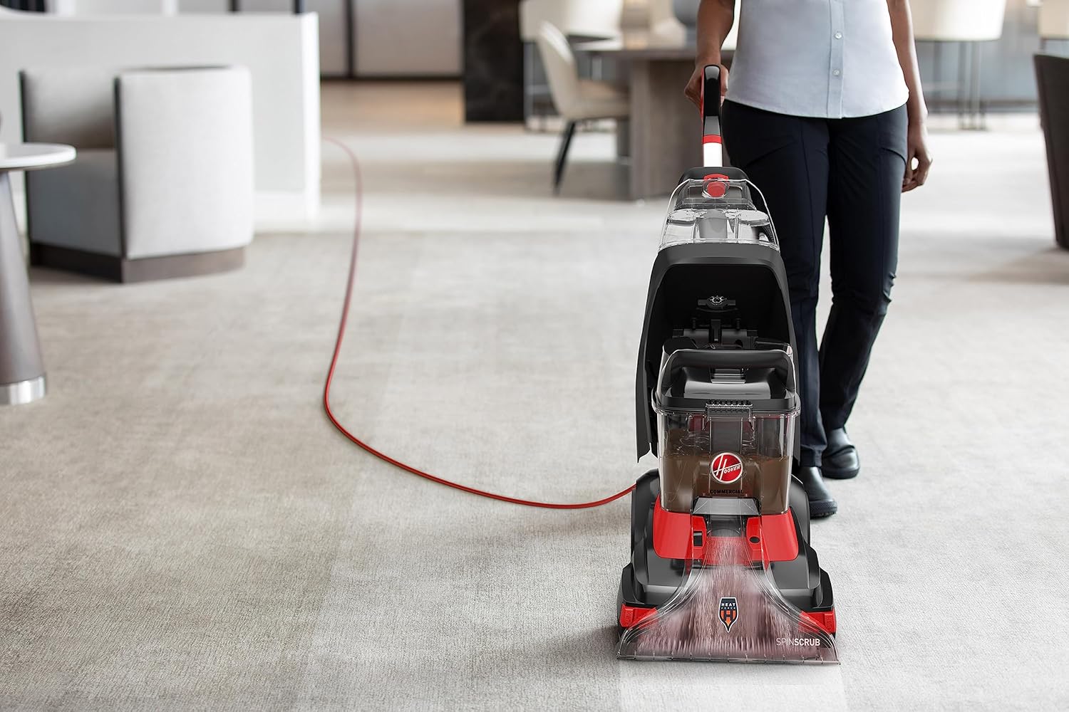 Hoover Commercial PowerScrub XL Spot Extractor Black