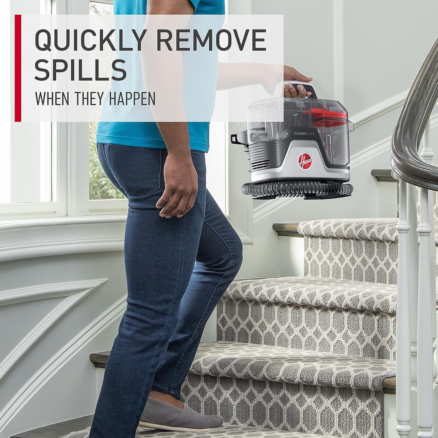 Amazon Renewed Hoover FH14000 Cleanslate Portable Carpet Cleaner