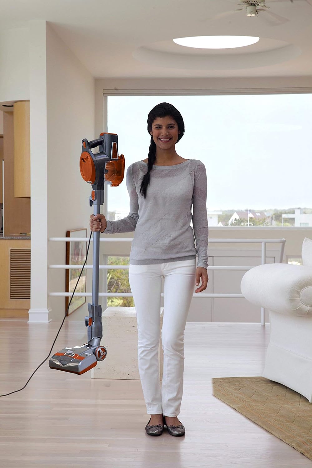 Shark Rocket HV302 Corded Bagless Vacuum Orange Renewed