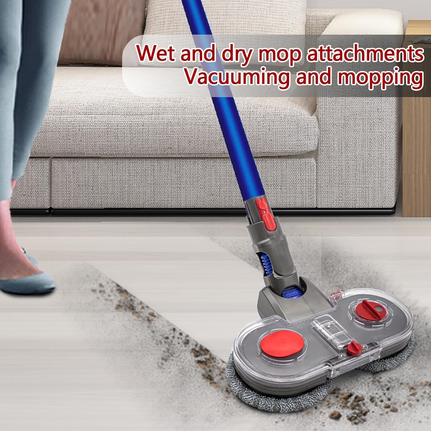 Garbage Fighter Mop Head for Dyson V7 V8 V10 V11 V15 Vacuum