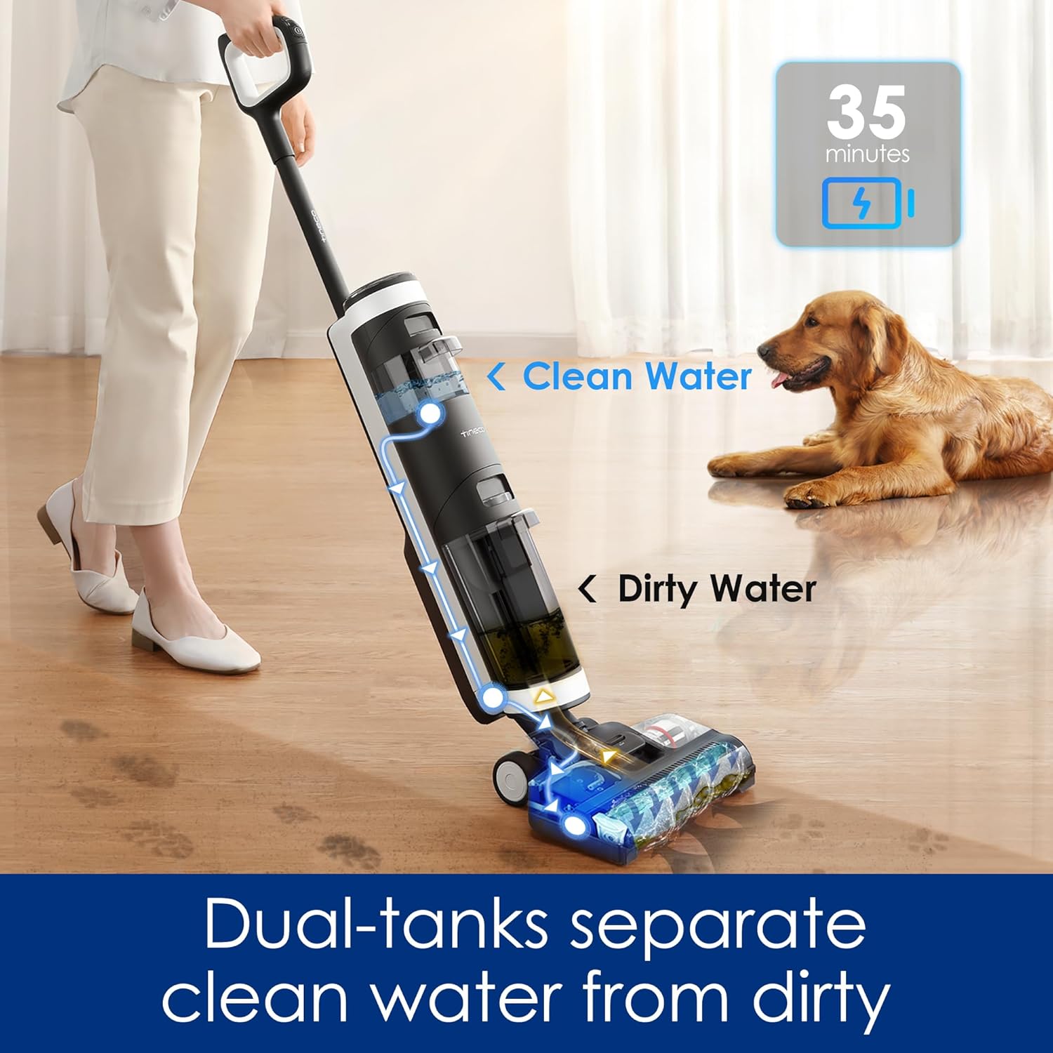 Tineco Floor ONE S3 Cordless Hardwood Cleaner