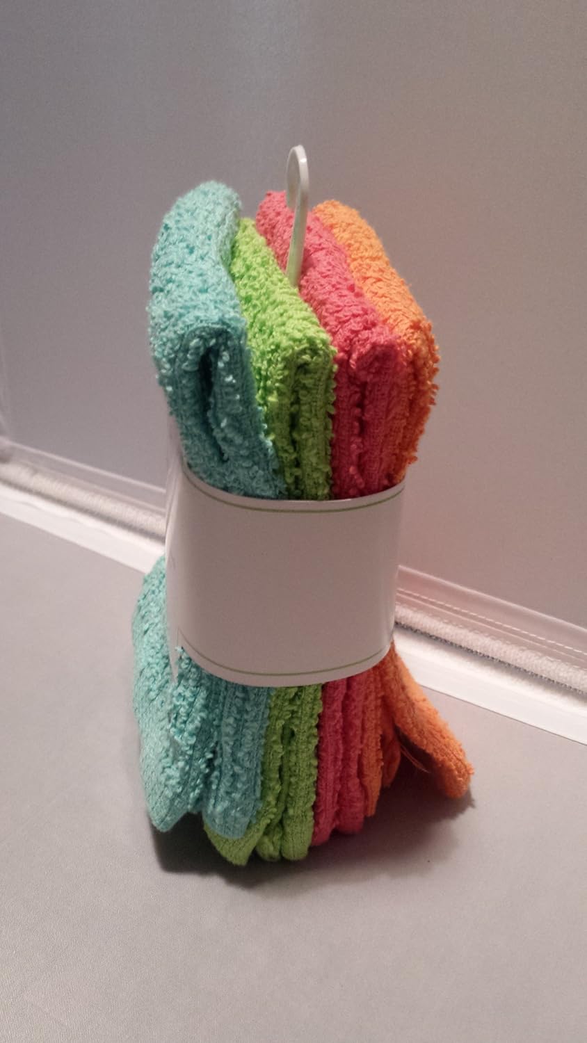 DII Bright Bar Mop Cloths Set of 4