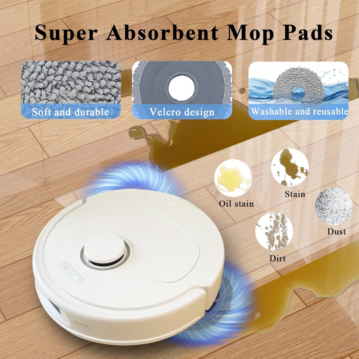 Replacement Parts Kit for Roborock Qrevo Master and Qrevo Slim Vacuum