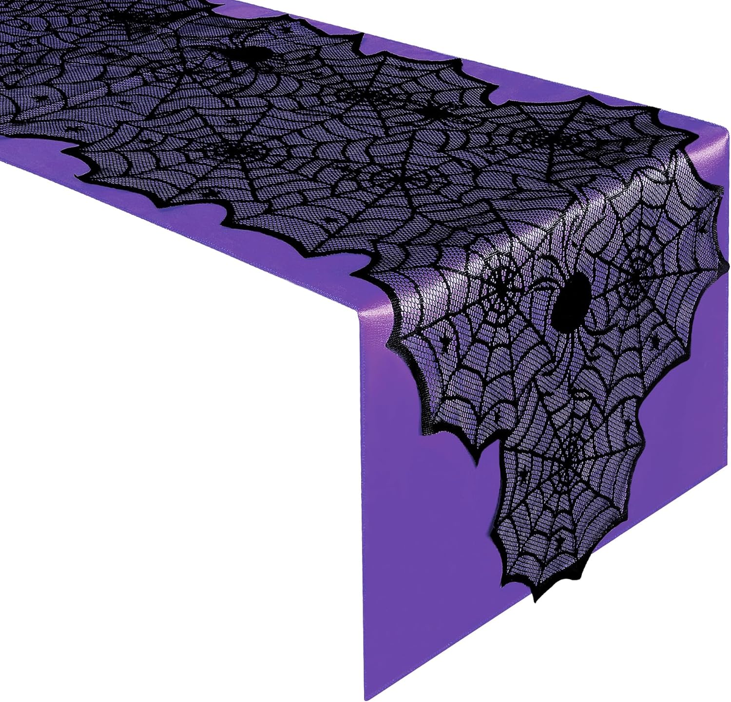 RunNico Halloween Spider Web Table Runner 72 x 18