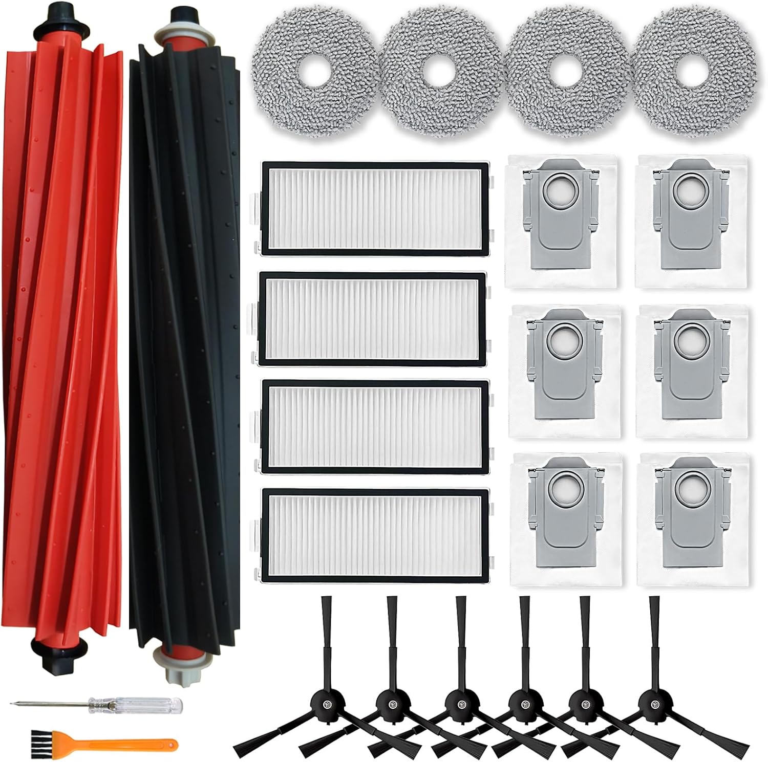 Replacement Parts Kit for Roborock Qrevo Master and Qrevo Slim Vacuum