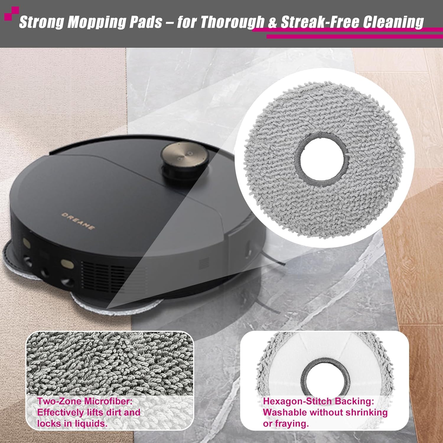 Dreame X40 Ultra Robot Vacuum Accessories Kit