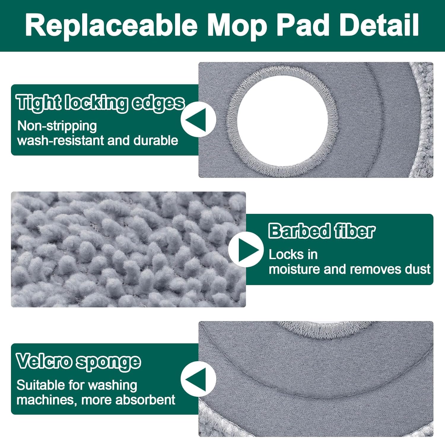 Robot Mop Pad Replacement for Roborock Q Revo 8 PCS
