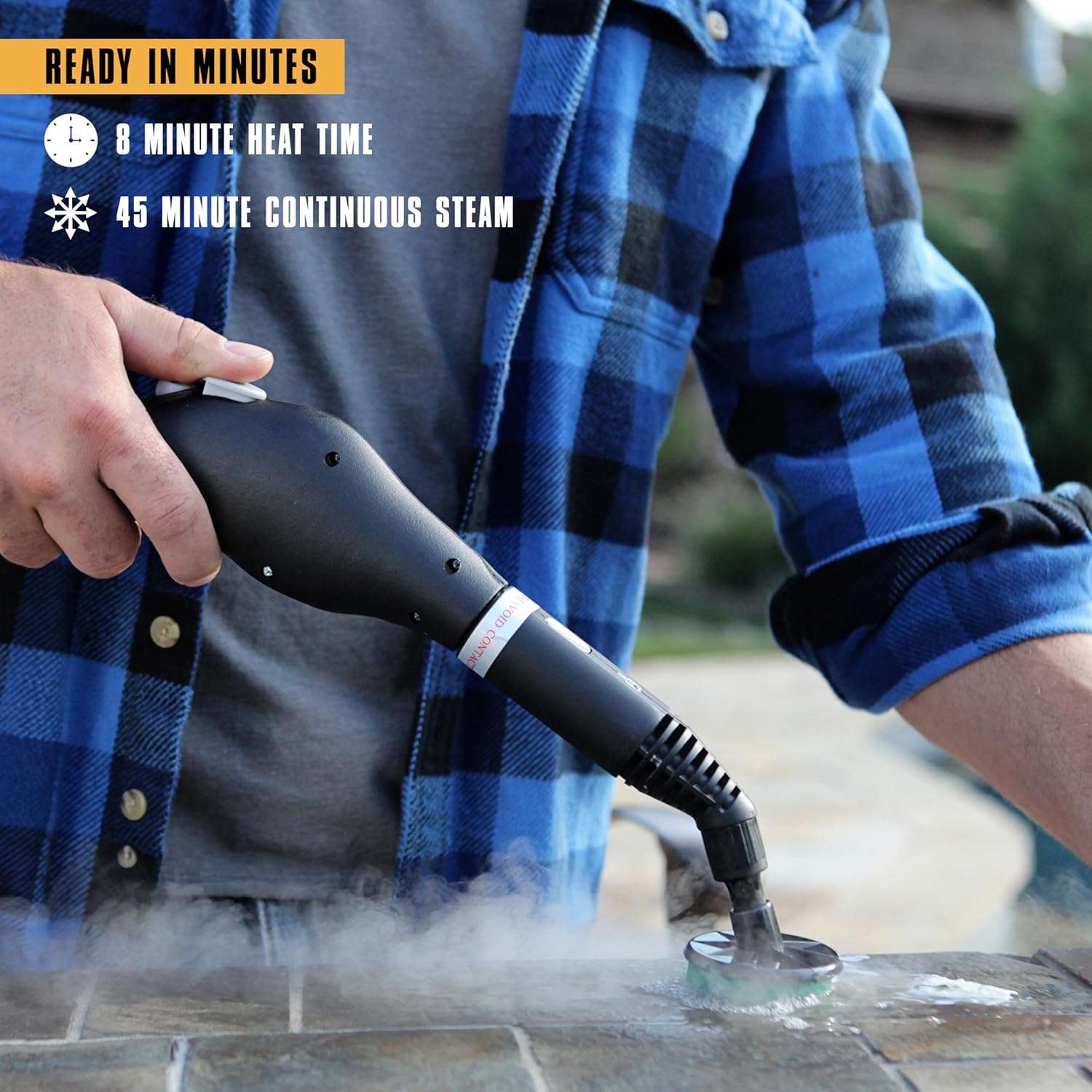 McCulloch MC1275 Heavy Duty Steam Cleaner