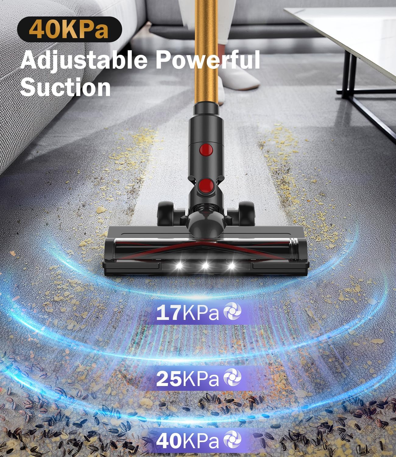 Natrogix A40 Cordless Stick Vacuum Cleaner 450W 40Kpa
