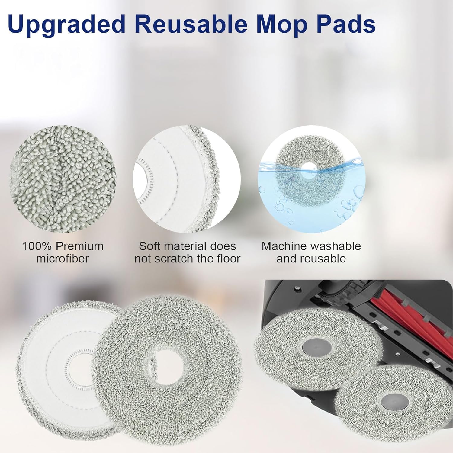 20 PCS Accessories Kit for Roborock Q Revo Robot Vacuum