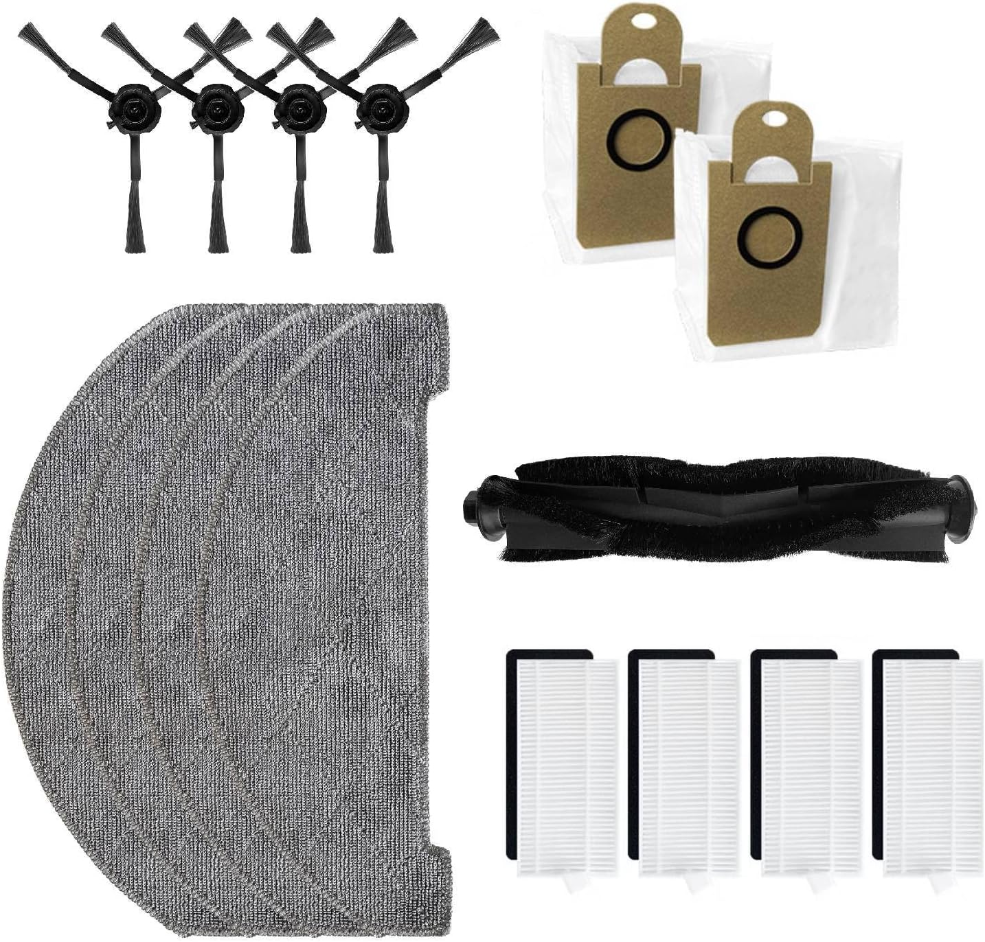 15pcs Replacement Parts Kit for Q6 Pro L6 Pro Robot Vacuum Cleaner